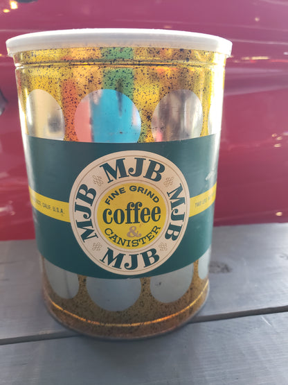 MJB Coffee tin