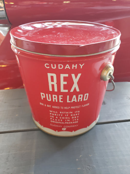 Cudahy REX Pure Lard tin (4 lb.)