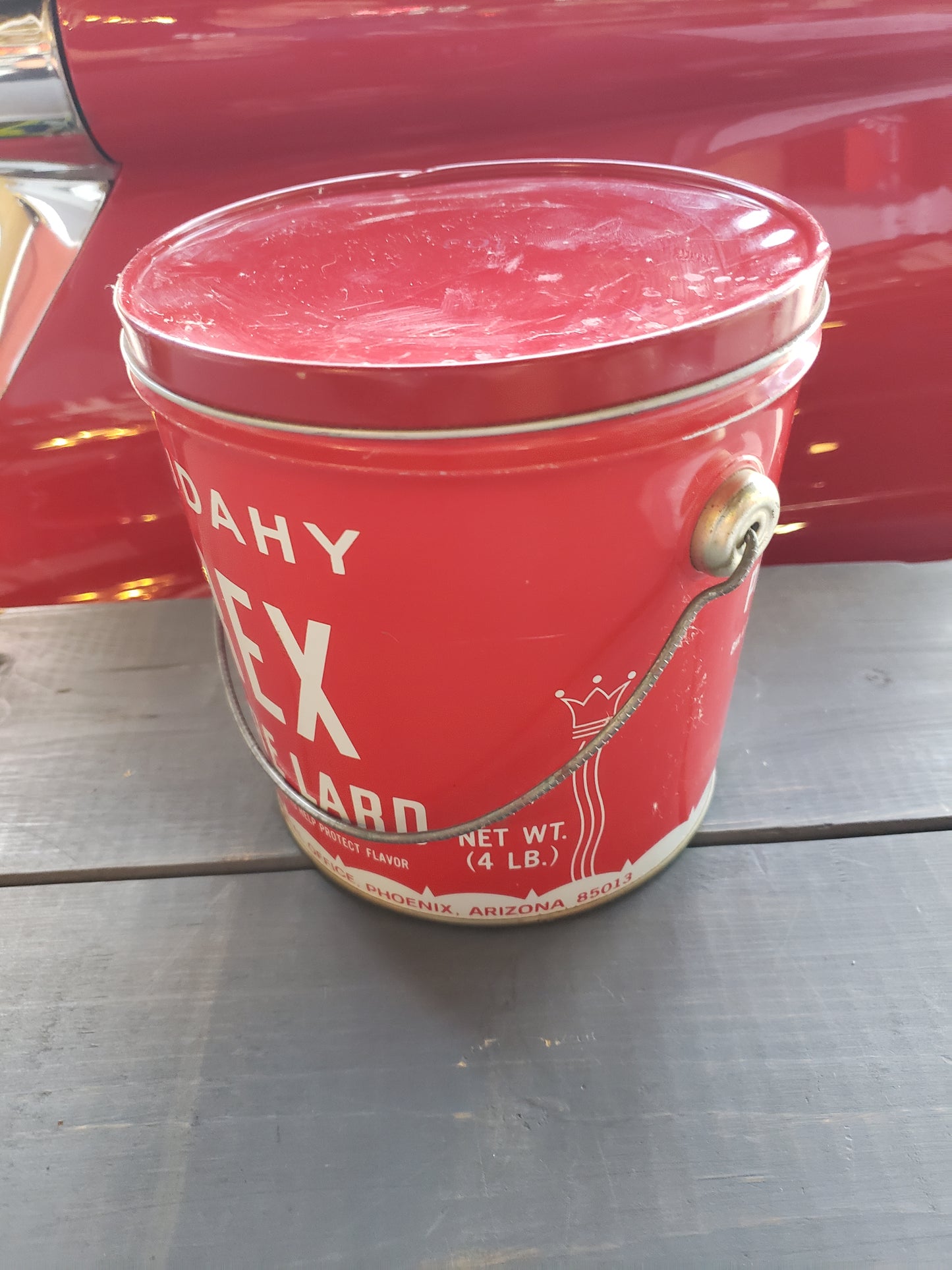 Cudahy REX Pure Lard tin (4 lb.)