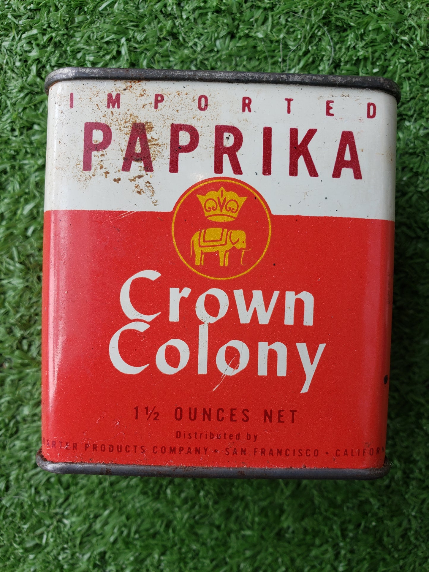 Crown Colony Paprika tin