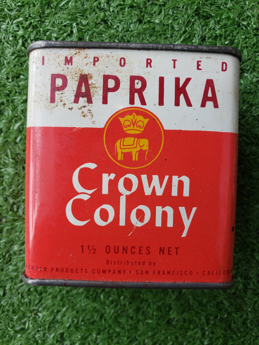 Crown Colony Paprika tin