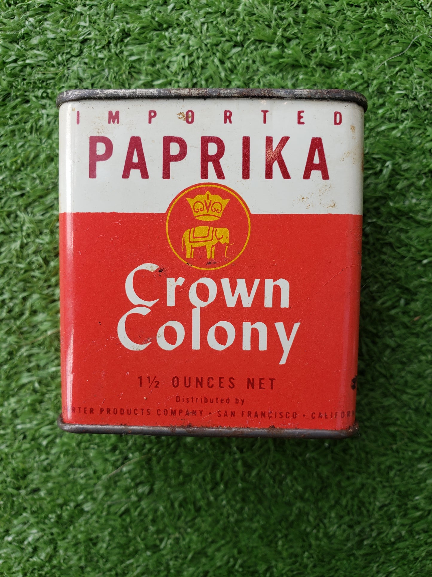 Crown Colony Paprika tin