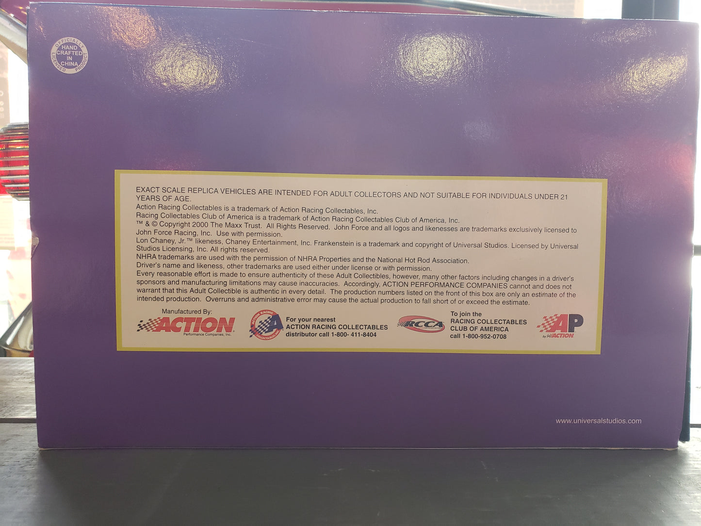 John Force MONSTERS 1:24 scale funny car