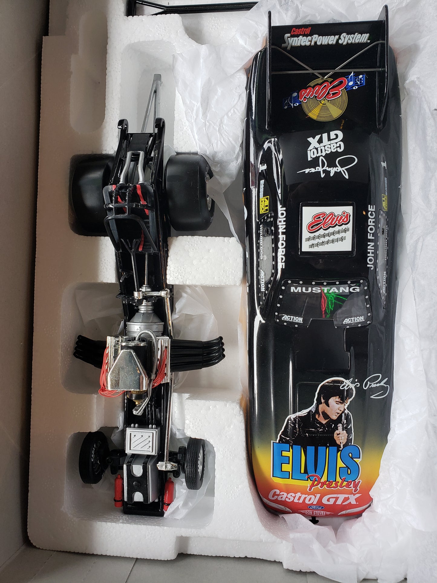 1998 John Force funny car Elvis Presley edition