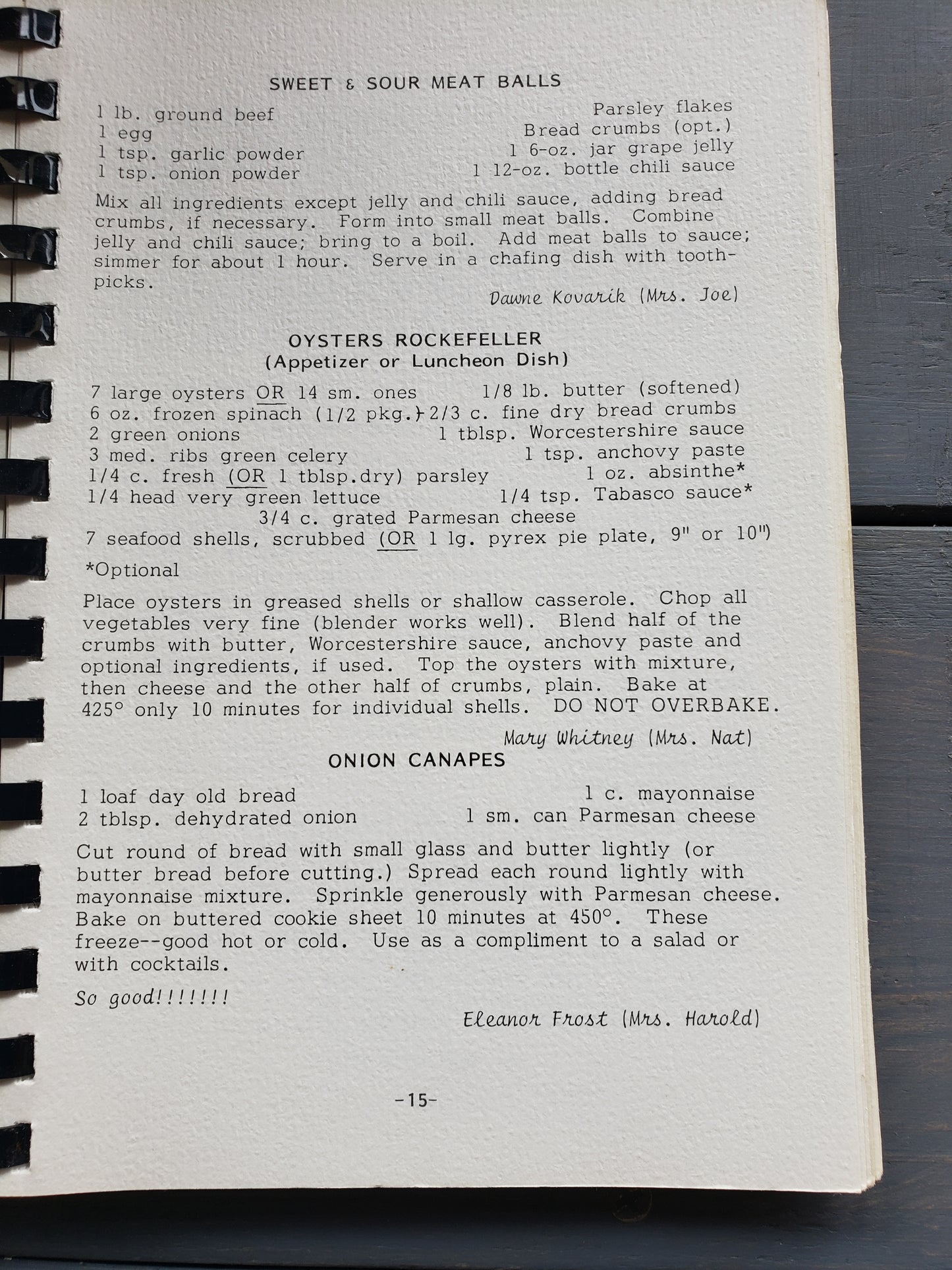 The Weigh To A Doctor's Heart by their wives.. Cookbook I