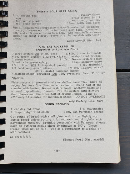 The Weigh To A Doctor's Heart by their wives.. Cookbook I