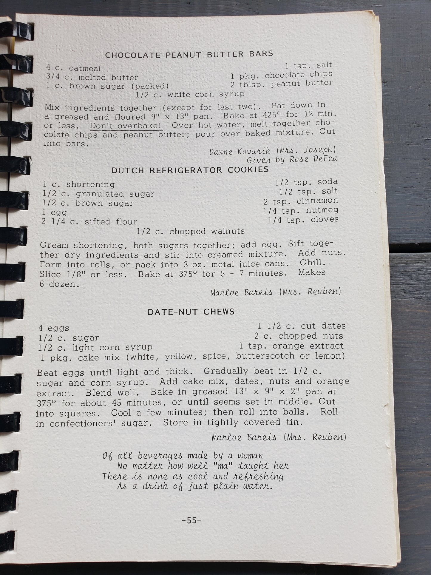 The Weigh To A Doctor's Heart by their wives.. Cookbook I