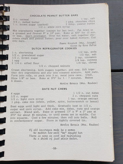 The Weigh To A Doctor's Heart by their wives.. Cookbook I