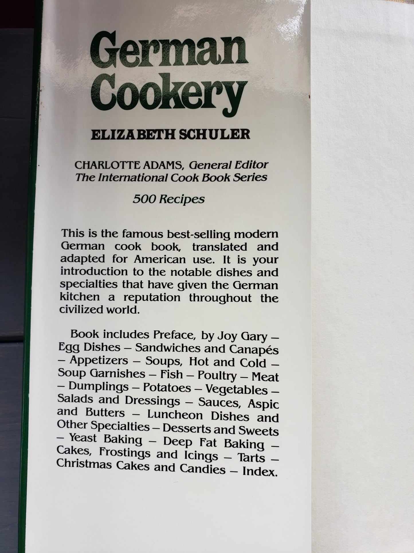 German Cookery Cook book