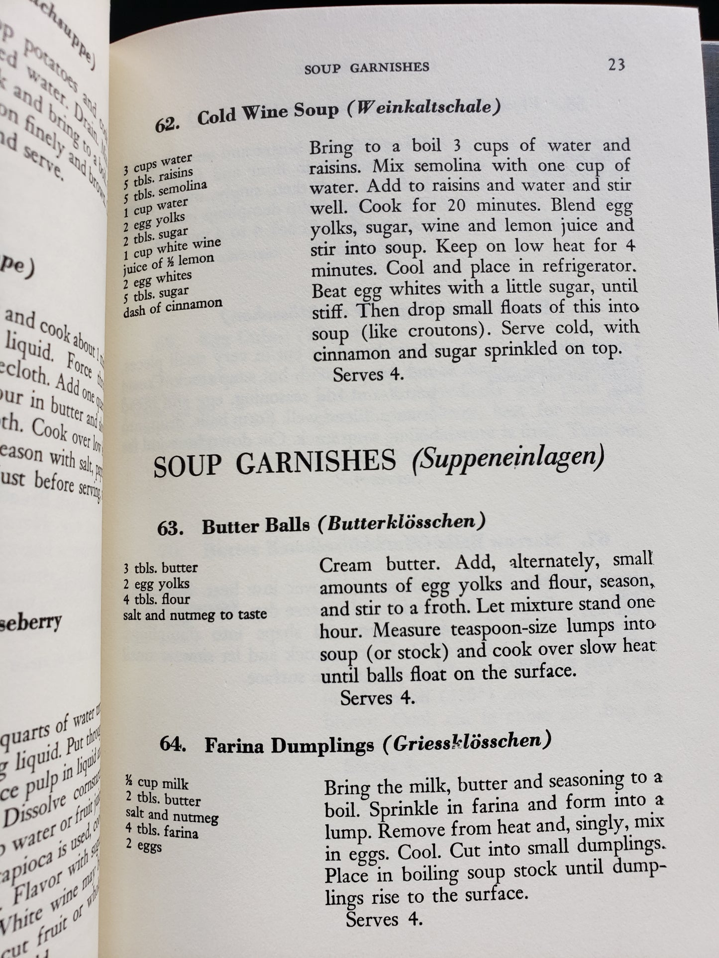 German Cookery Cook book