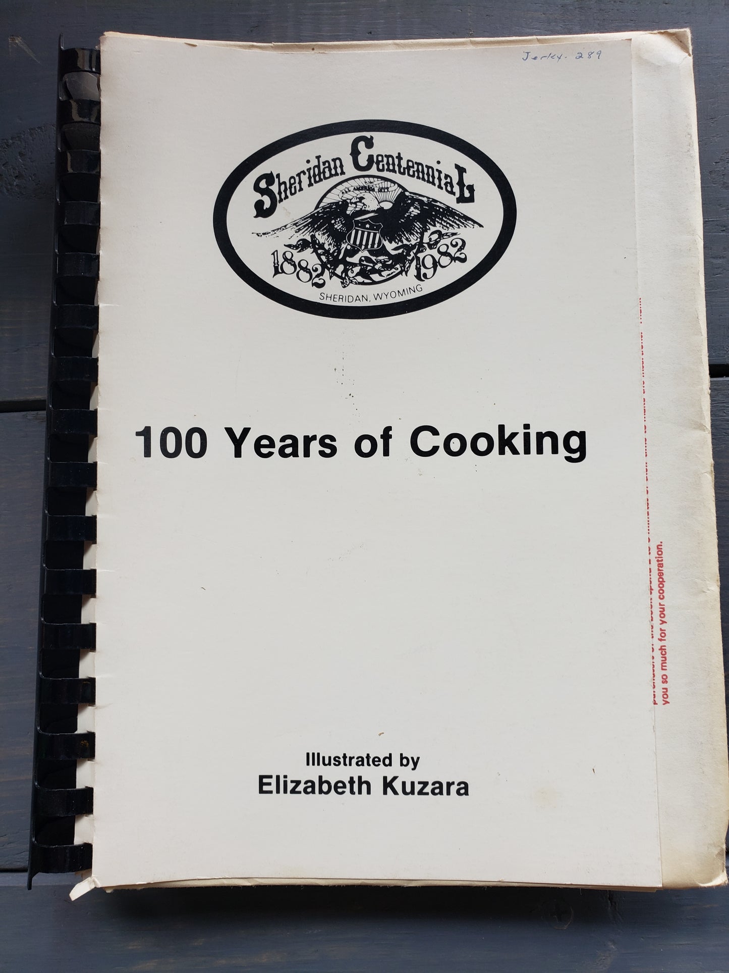 Sheridan Centennial 100 Years of Cooking (1982)