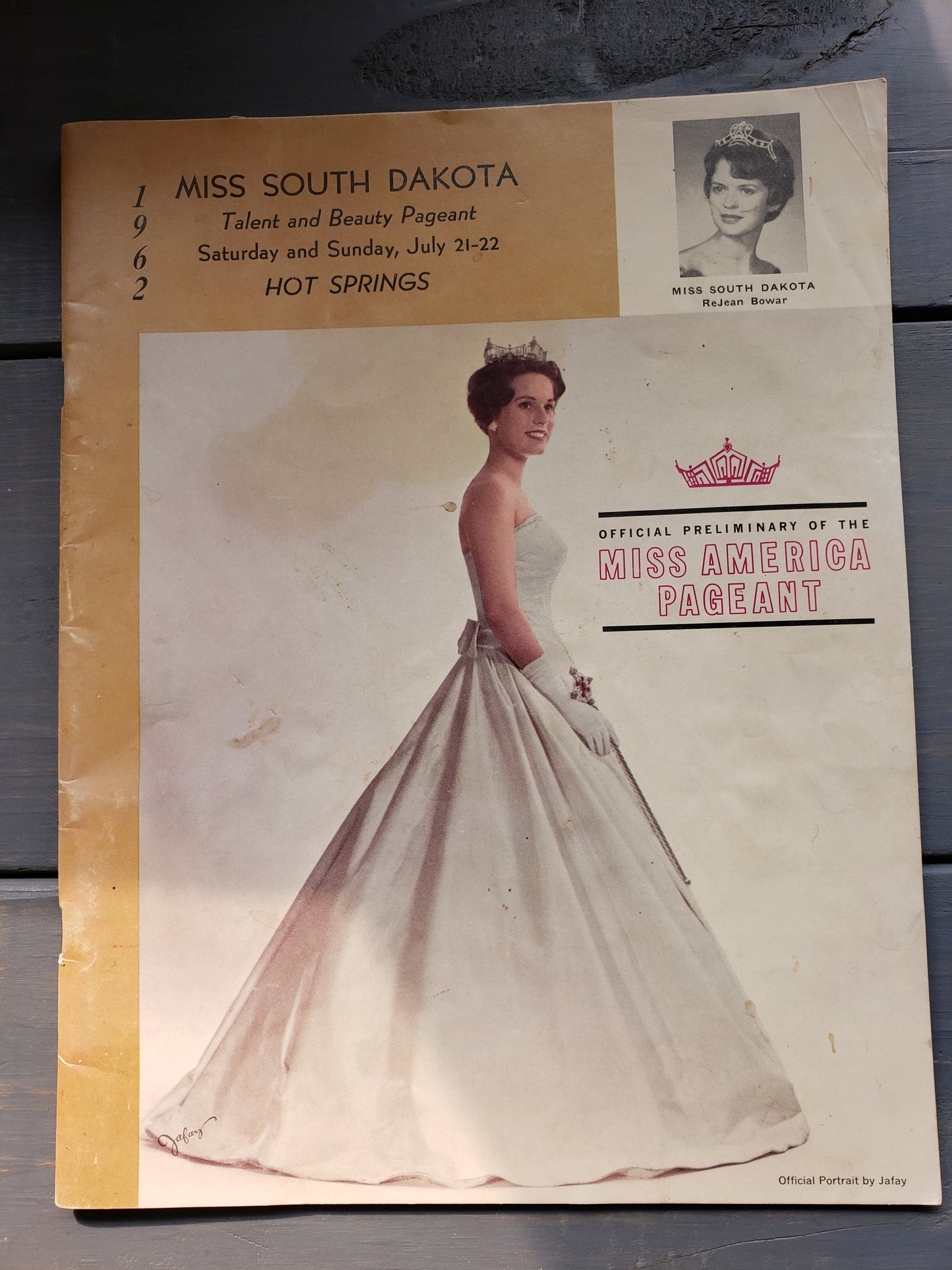 1962 Miss South Dakota Pageant Book