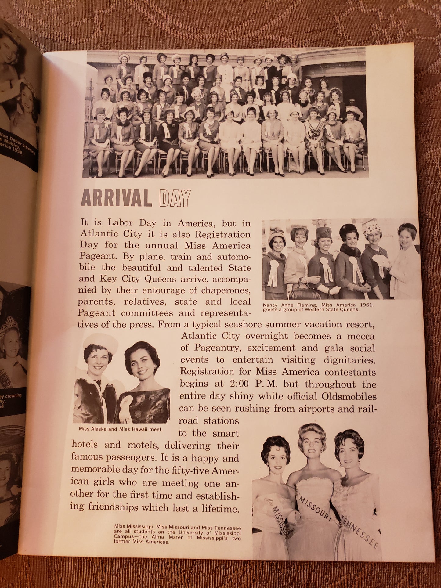 1962 Miss South Dakota Pageant Book