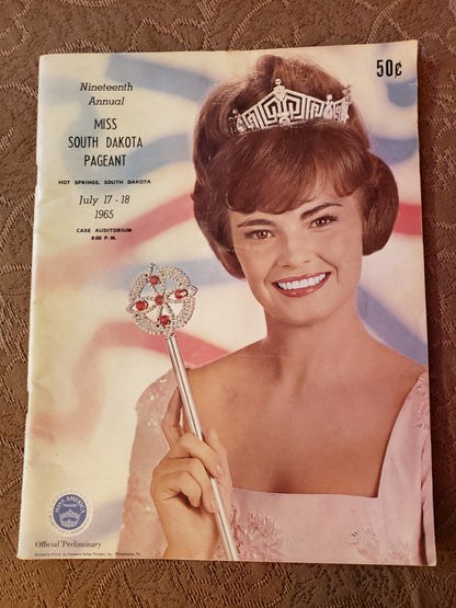 1965 Miss South Dakota Pageant book