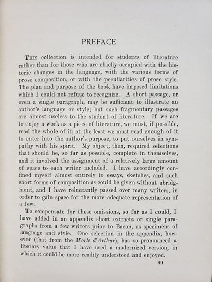 Standard English Prose (1903) Bacon to Stevenson