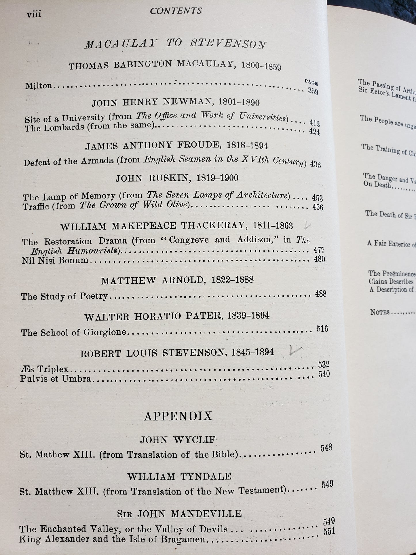 Standard English Prose (1903) Bacon to Stevenson