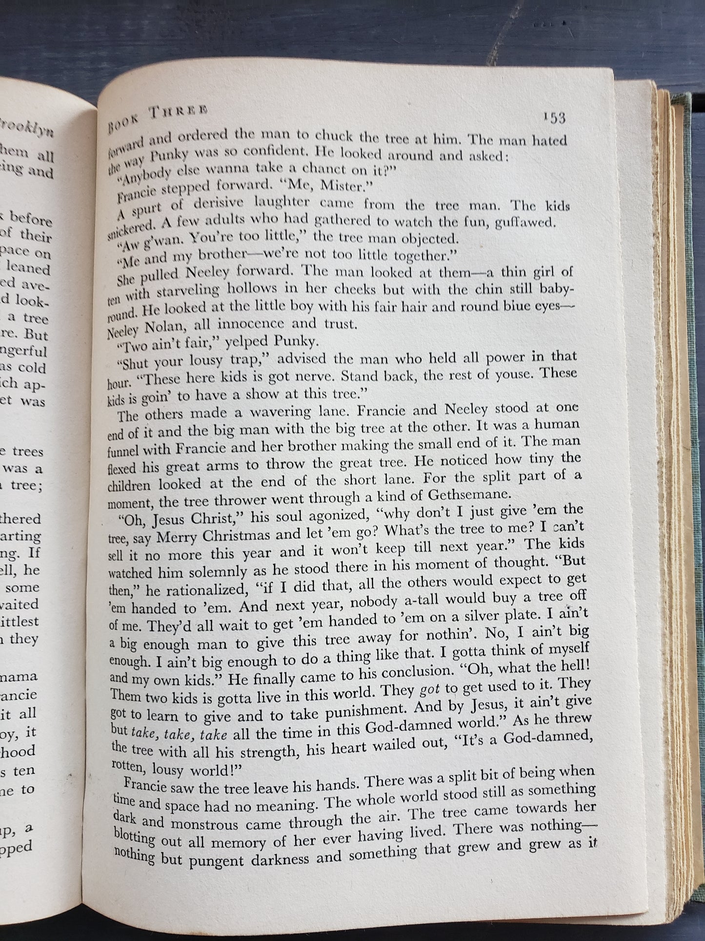 A Tree Grows in Brooklyn (1943) by Betty Smith special edition.