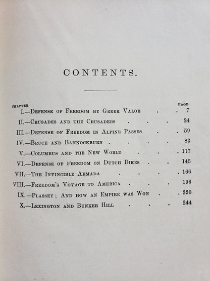 Ten Great Events in History (1887) by James Johonnot