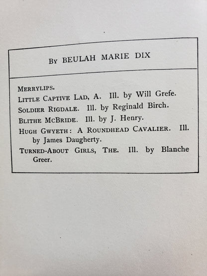 Merrylips (1926) by Beulah Marie Dix