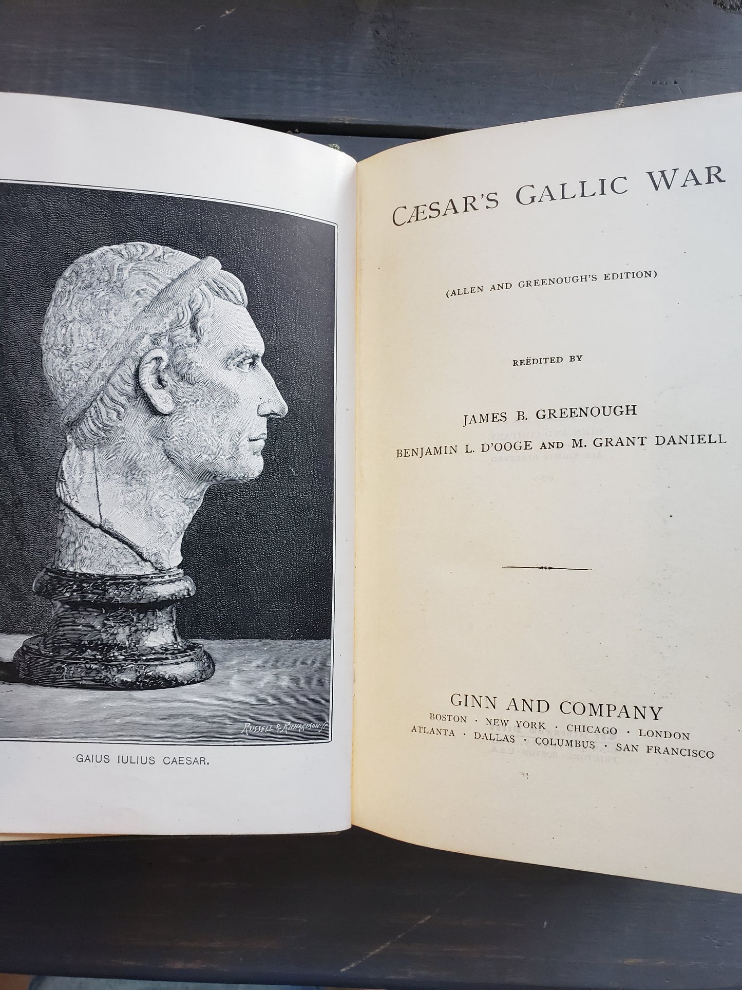 Caesar's Gallic War 1898 (Allen and Greenough's Edition)