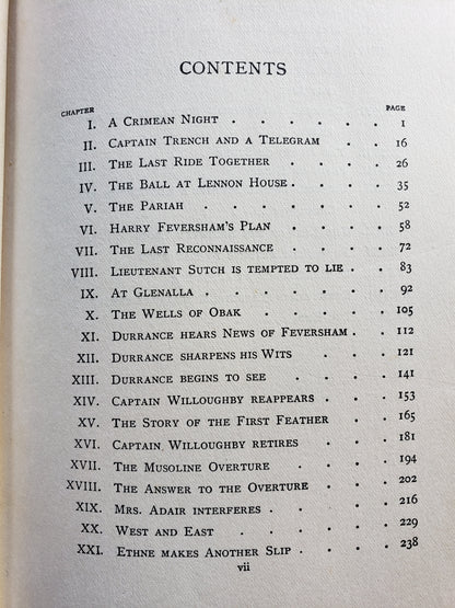 The Four Feathers (1910) by A.E.W. Mason