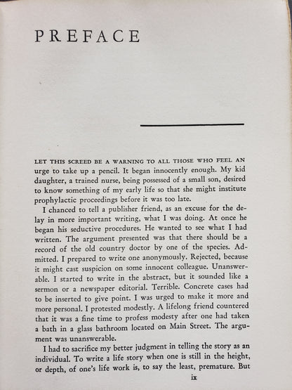The Horse and Buggy Doctor (1938) by Arthur E. Hertzler MD
