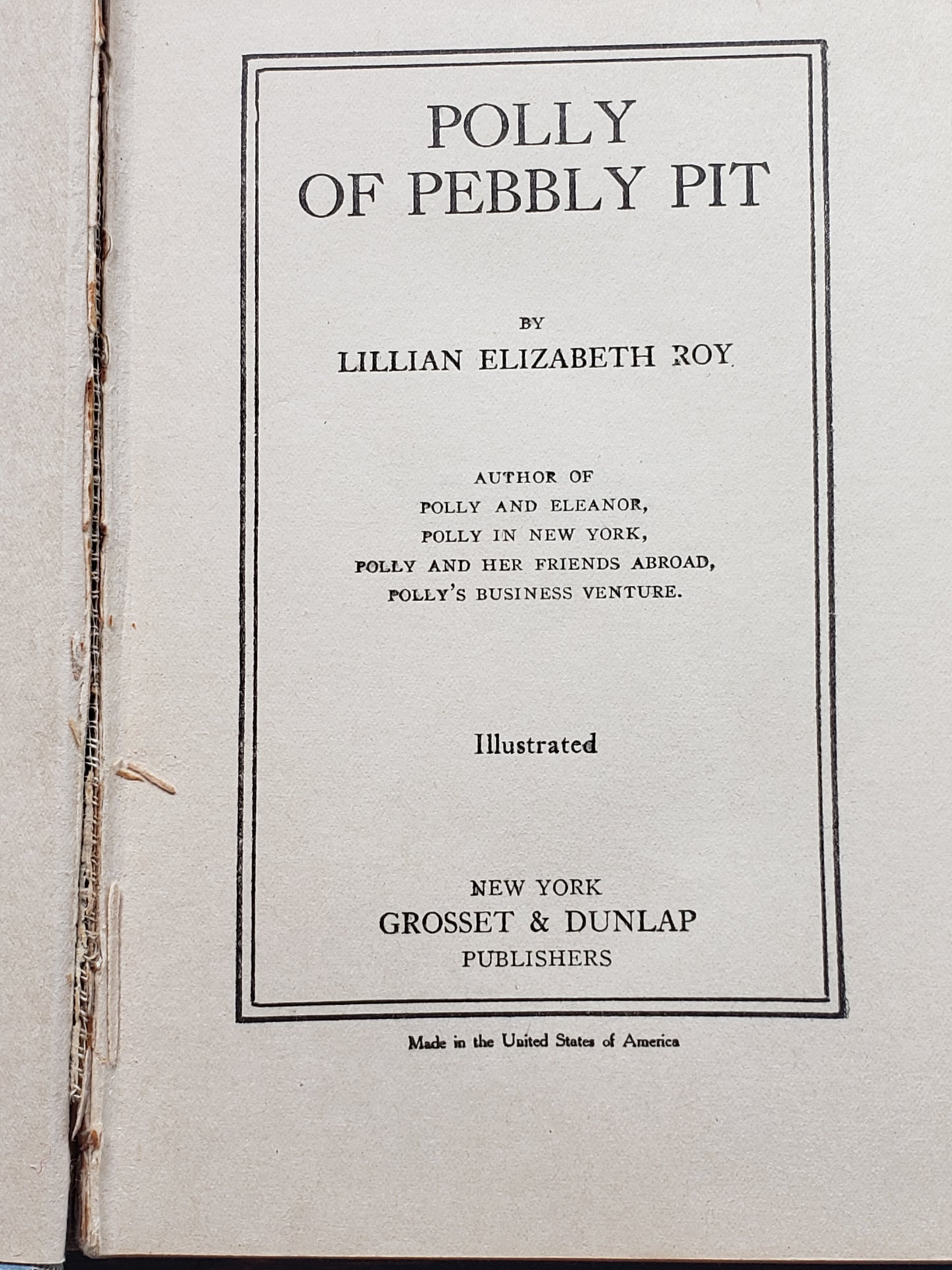 Polly of Pebbly Pit (1922) by Lillian Elizabeth Roy