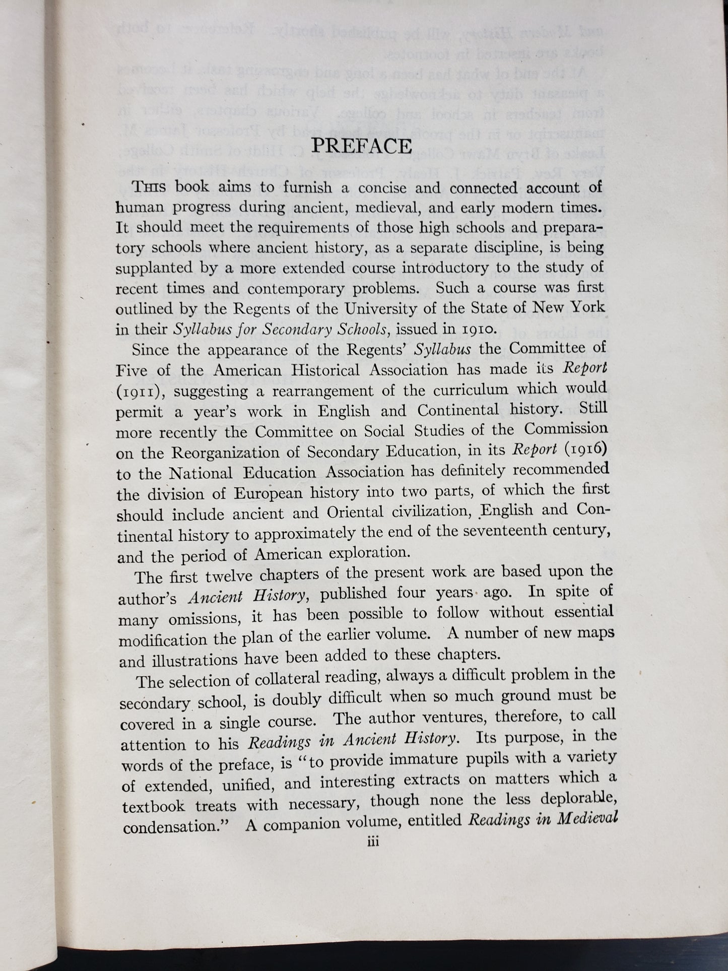 Early European History (1917)