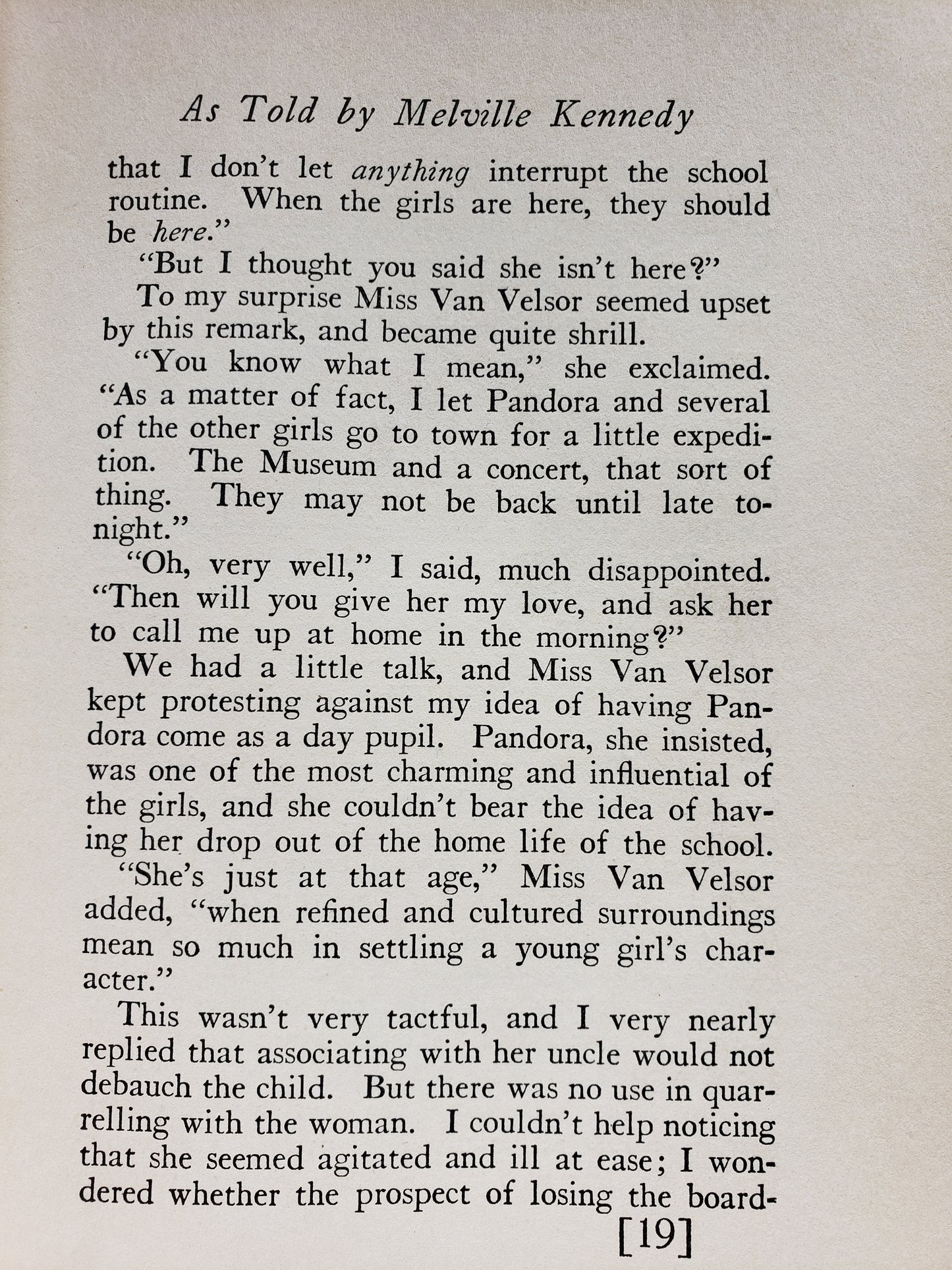 Pandora Lifts the Lid (1924) by Christopher Morley and Don Marquis