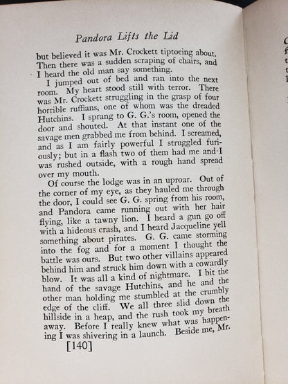 Pandora Lifts the Lid (1924) by Christopher Morley and Don Marquis