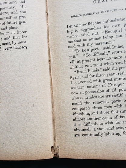 Rasselas, Prince of Abissinia by Samuel Johnson