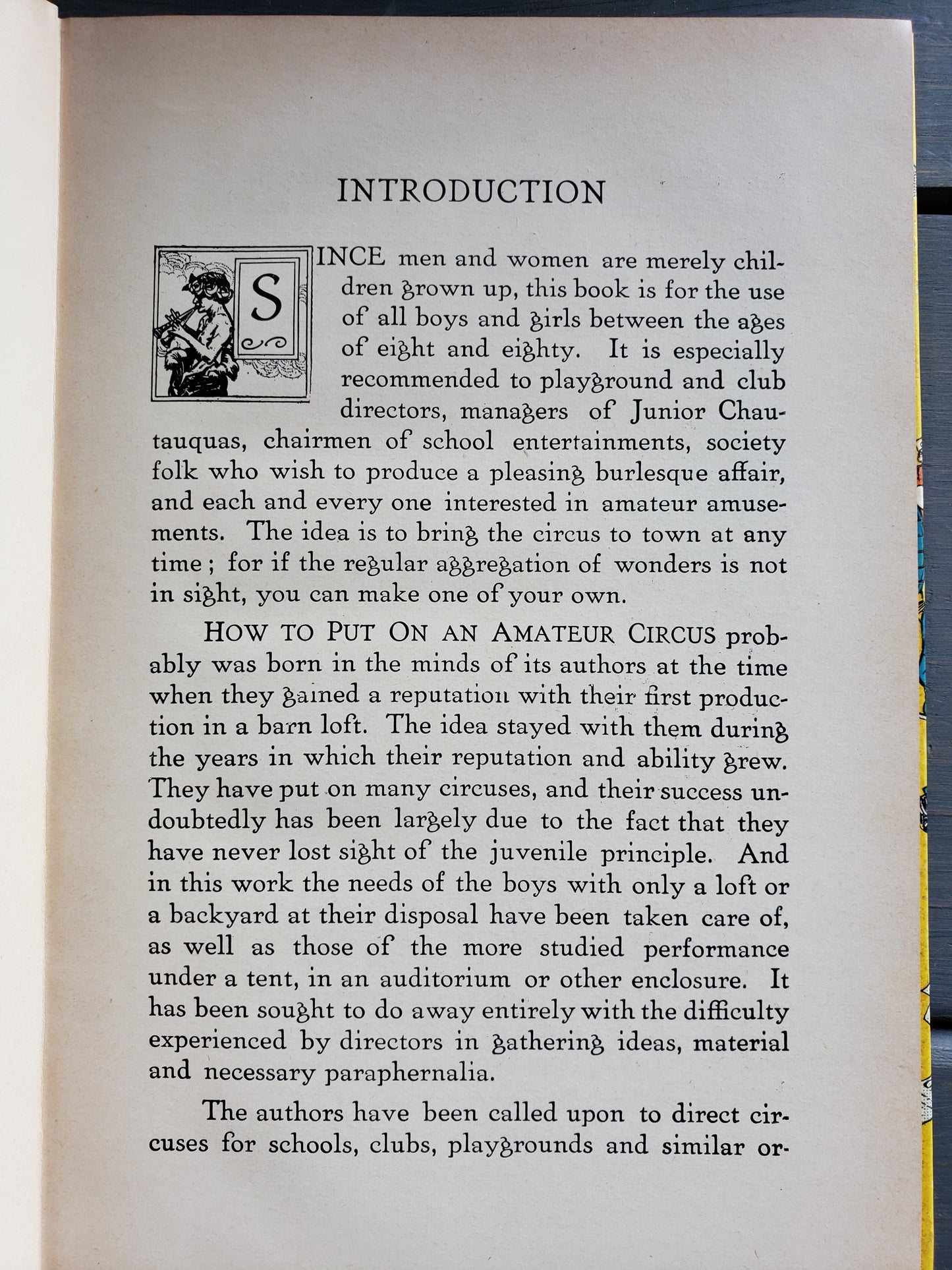 How to Put on an Amateur Circus (1923) by Fred Hacker & Prescott Eames