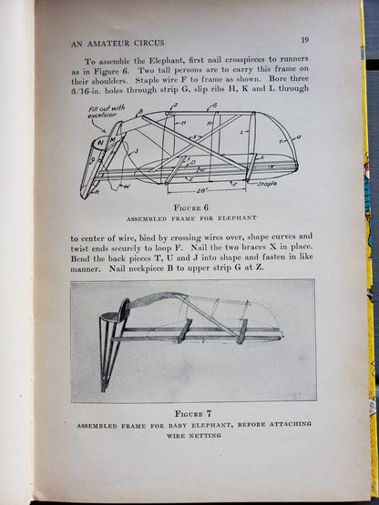 How to Put on an Amateur Circus (1923) by Fred Hacker & Prescott Eames
