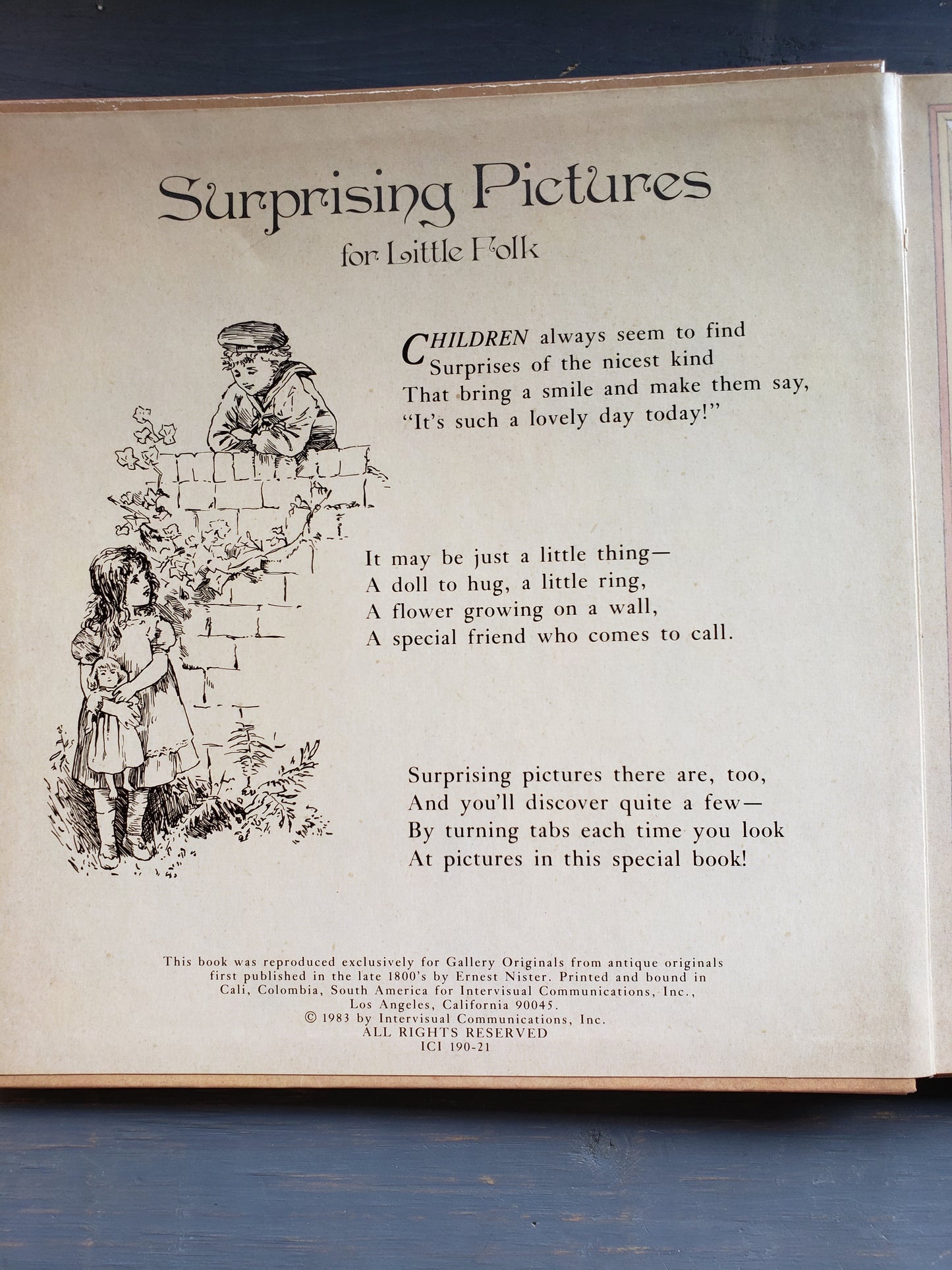 Surprising Pictures for Little Folk by Ernest Nister (1983)