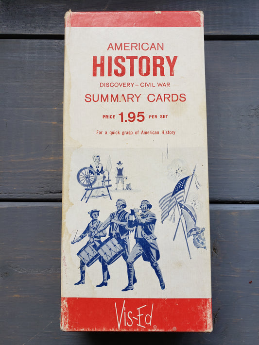 American History Discovery to Civil War Summary Cards