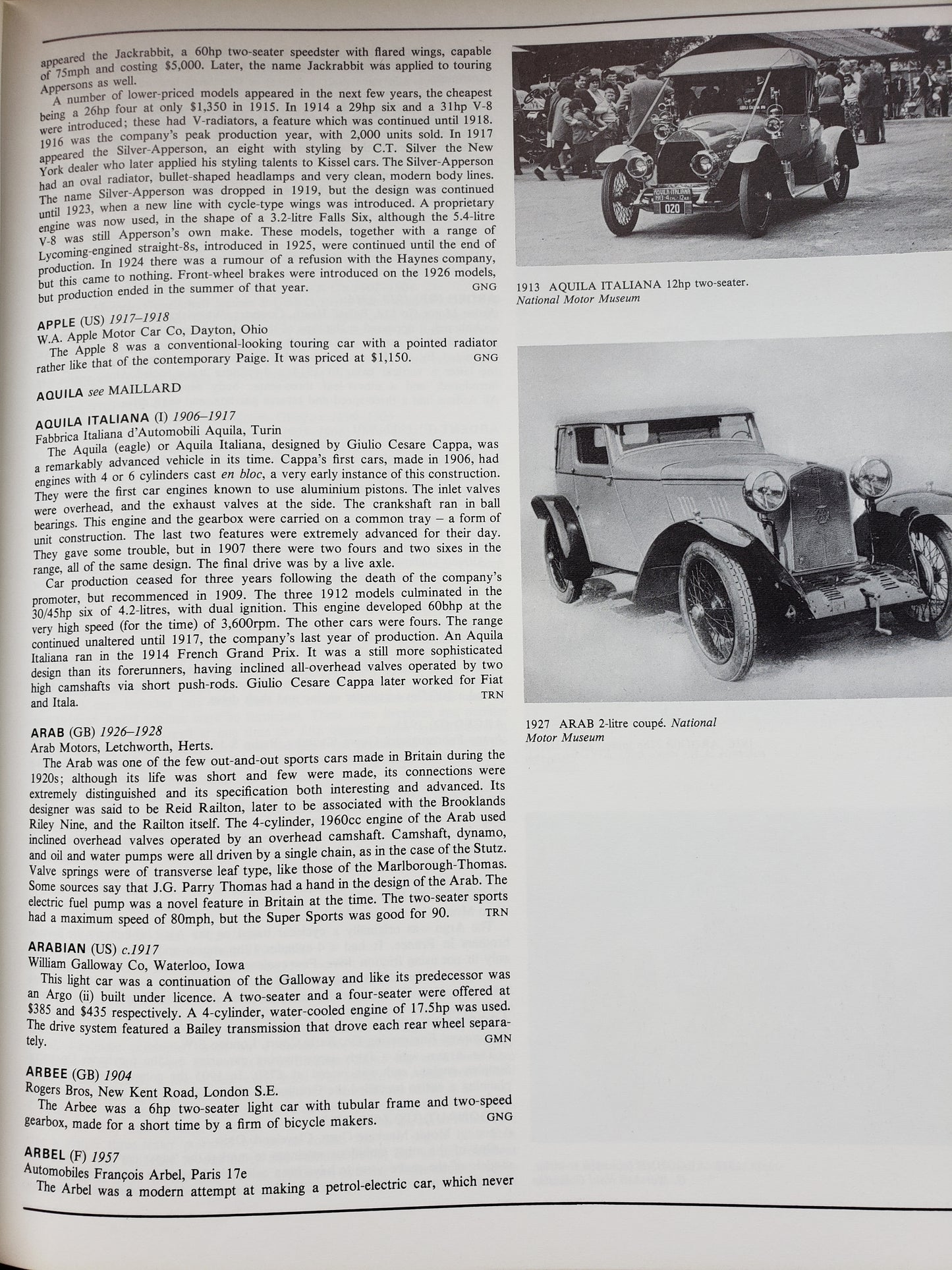 The Complete Encyclopedia of Motorcars 1885 to Present