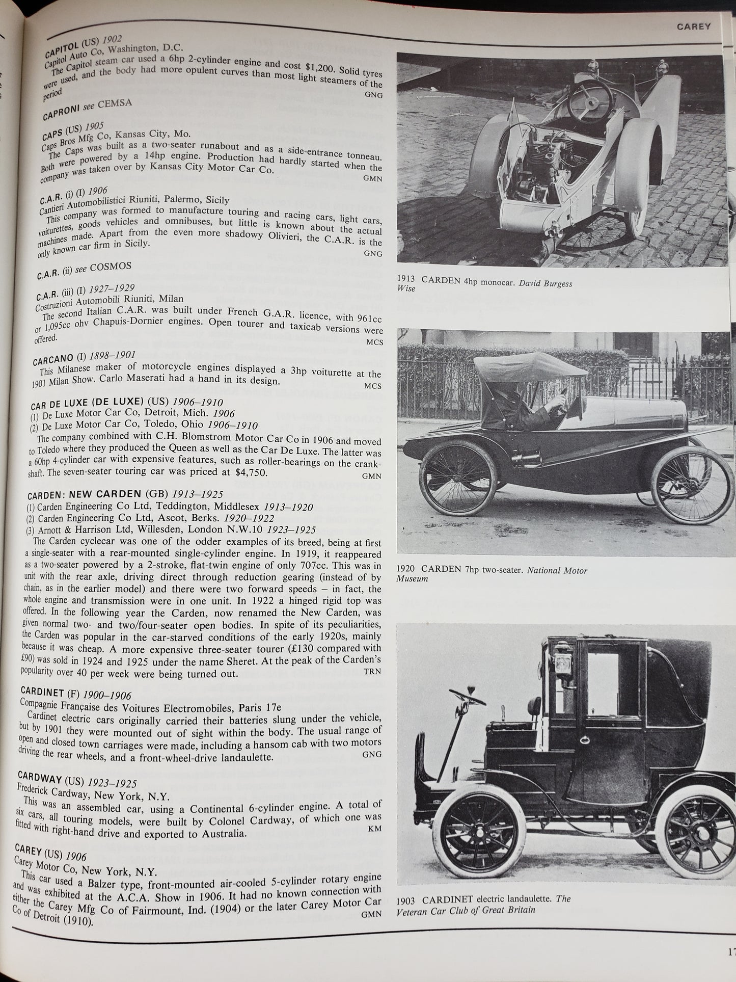 The Complete Encyclopedia of Motorcars 1885 to Present