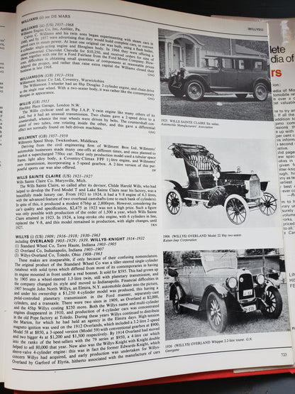 The Complete Encyclopedia of Motorcars 1885 to Present