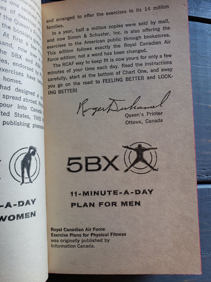 Royal Canadian Air Force Exercise Plans for Physical Fitness (1973)