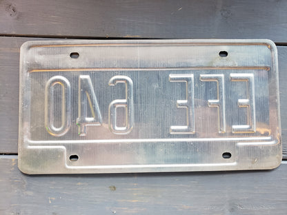 2007 Vermont expired License Plate EFE640