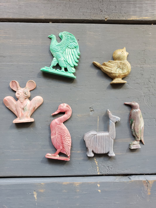 Bakelite cracker jack animals set of 6
