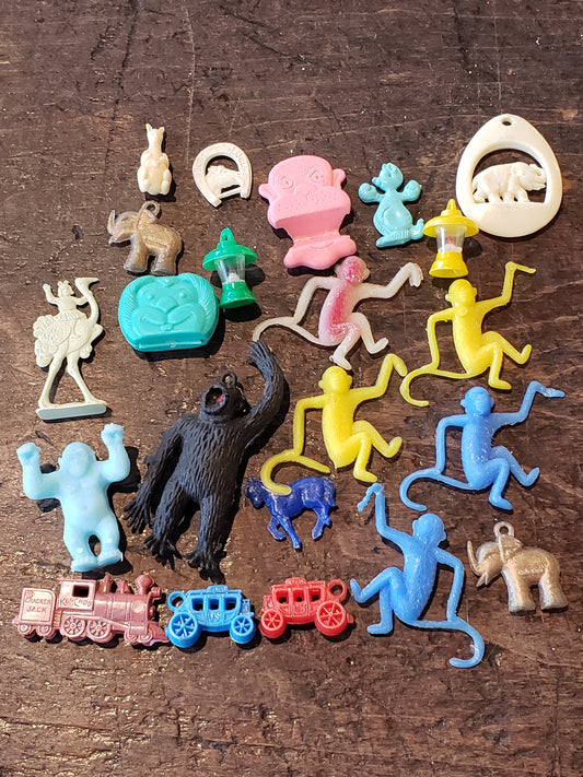 Cracker Jack toy animals bag
