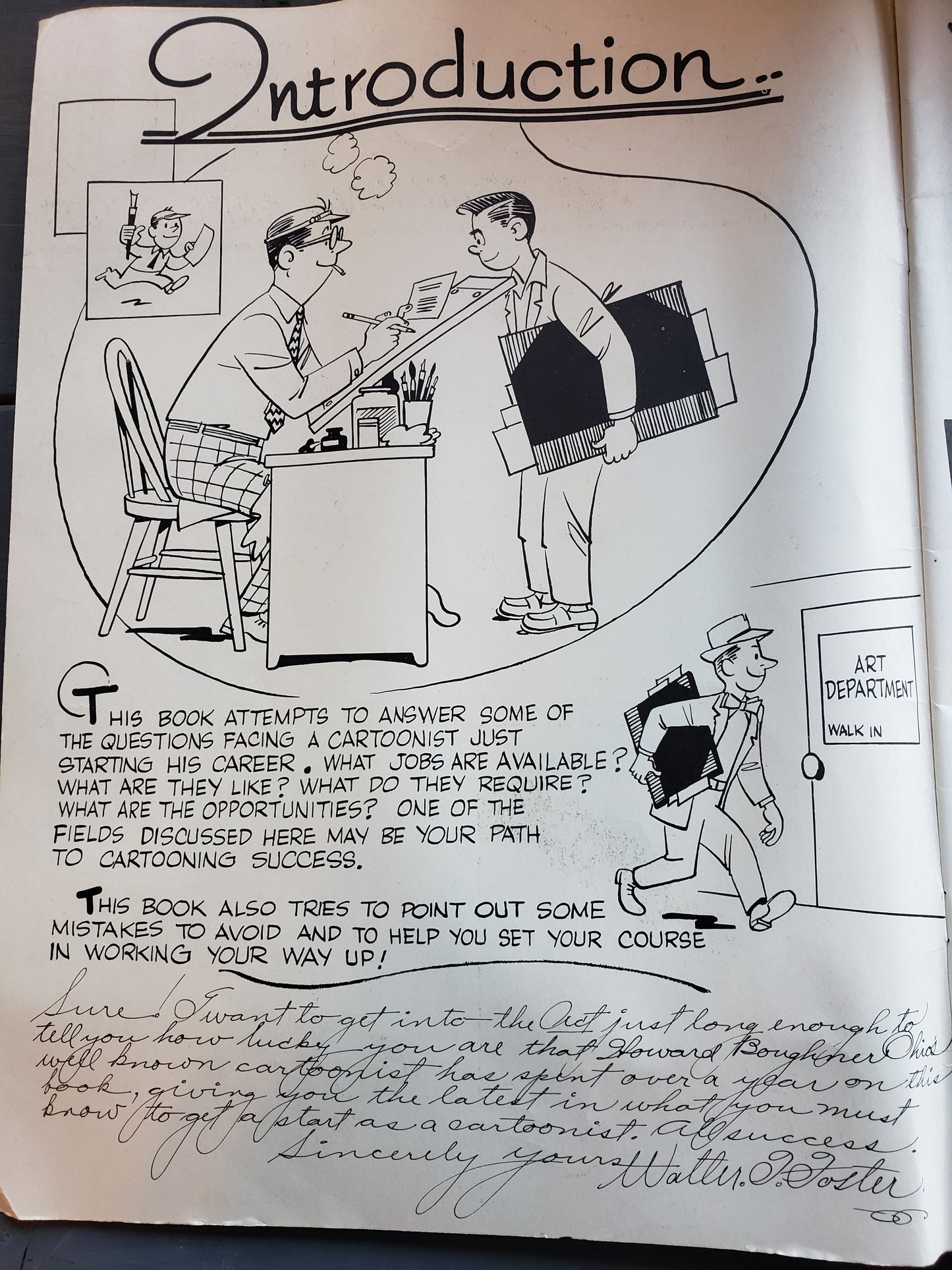 Cartooning Jobs for Beginning Cartoonists by Walter Foster