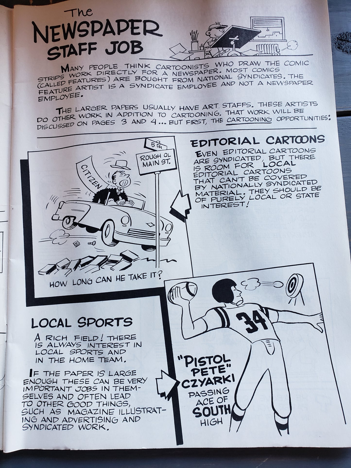 Cartooning Jobs for Beginning Cartoonists by Walter Foster