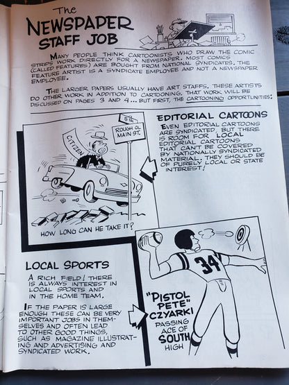Cartooning Jobs for Beginning Cartoonists by Walter Foster