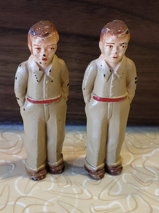 1930s Manoil Man figurines (2)