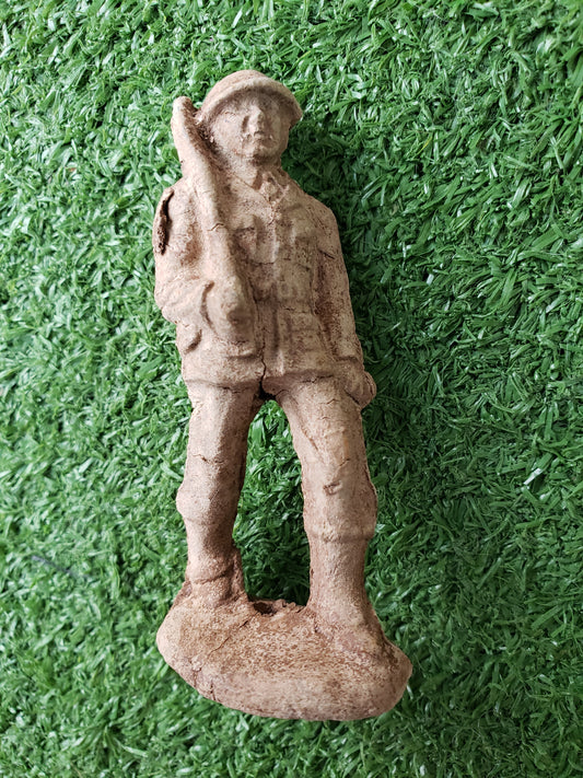 Antique clay cast  soldier