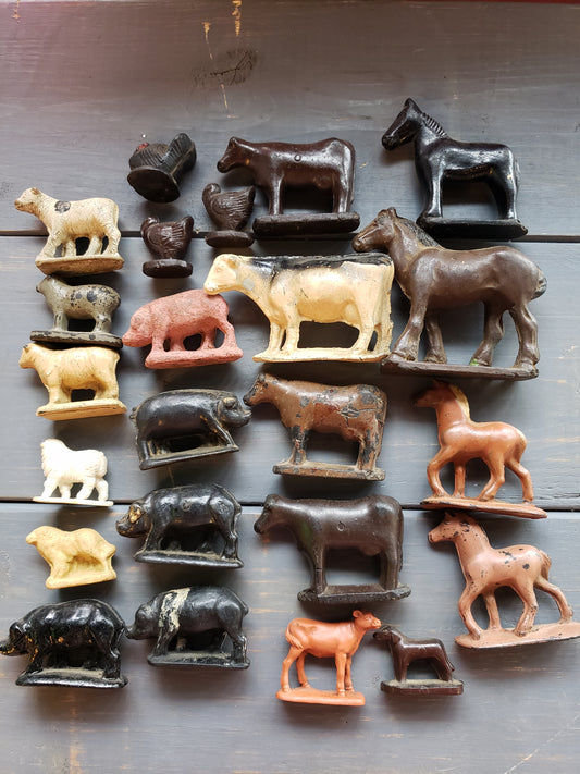 Auburn 22 pc rubber farm animal set
