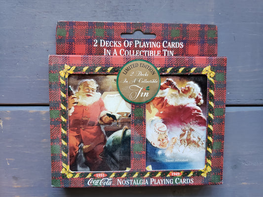 Coca Cola Nostalgia Playing Cards gift set