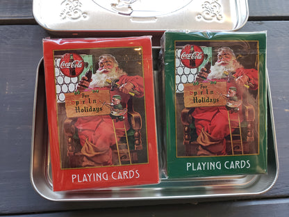 Coca-Cola Nostalgia Playing Cards set in Collectible Tin